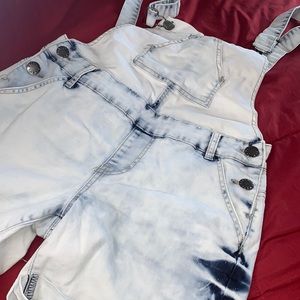 VIP jean romper shorts size medium